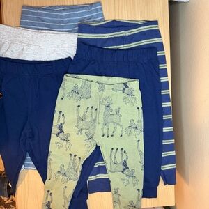 CARTERS 8-PIECE Bodysuit/Pants Mixed Boy's 9-12 Mo 100% Cotton